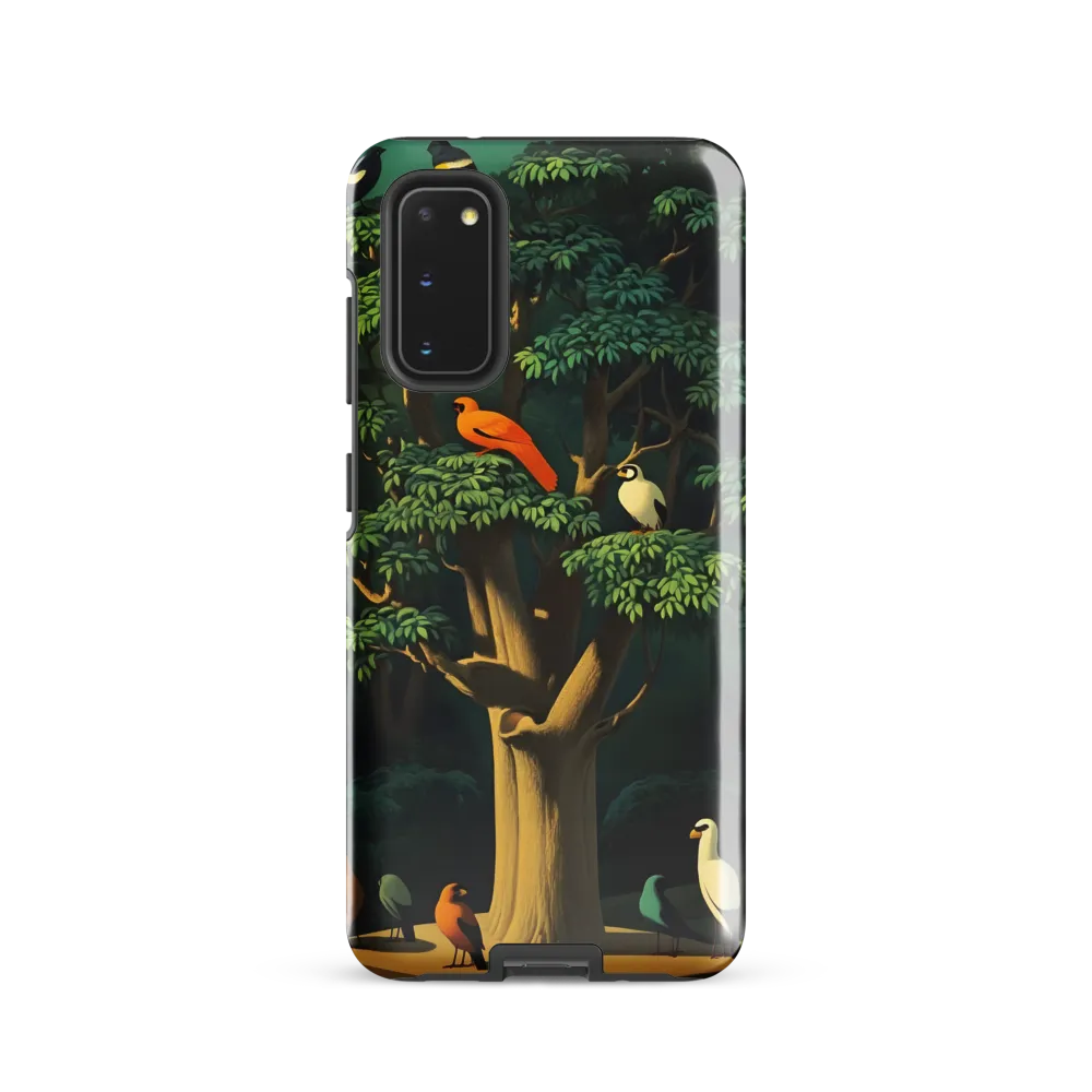 Harmony in Color: A Surreal Bird Symphony