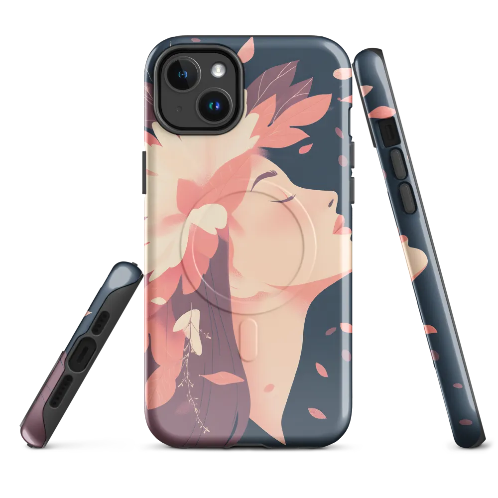 Nature's Embrace | Phone Case |  14 Plus | MagSafe® Tough Case | Glossy
