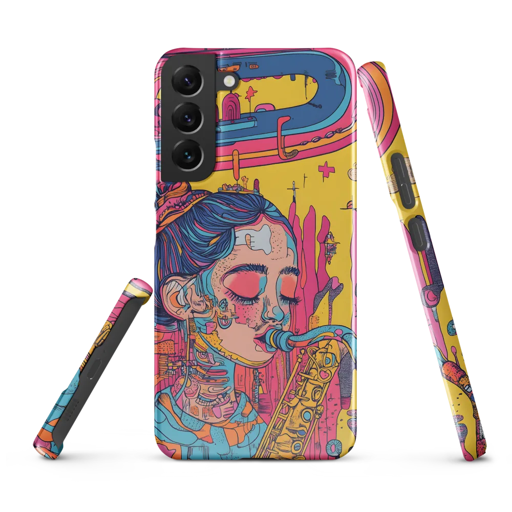 Neon Nocturne — Saxophone Portrait