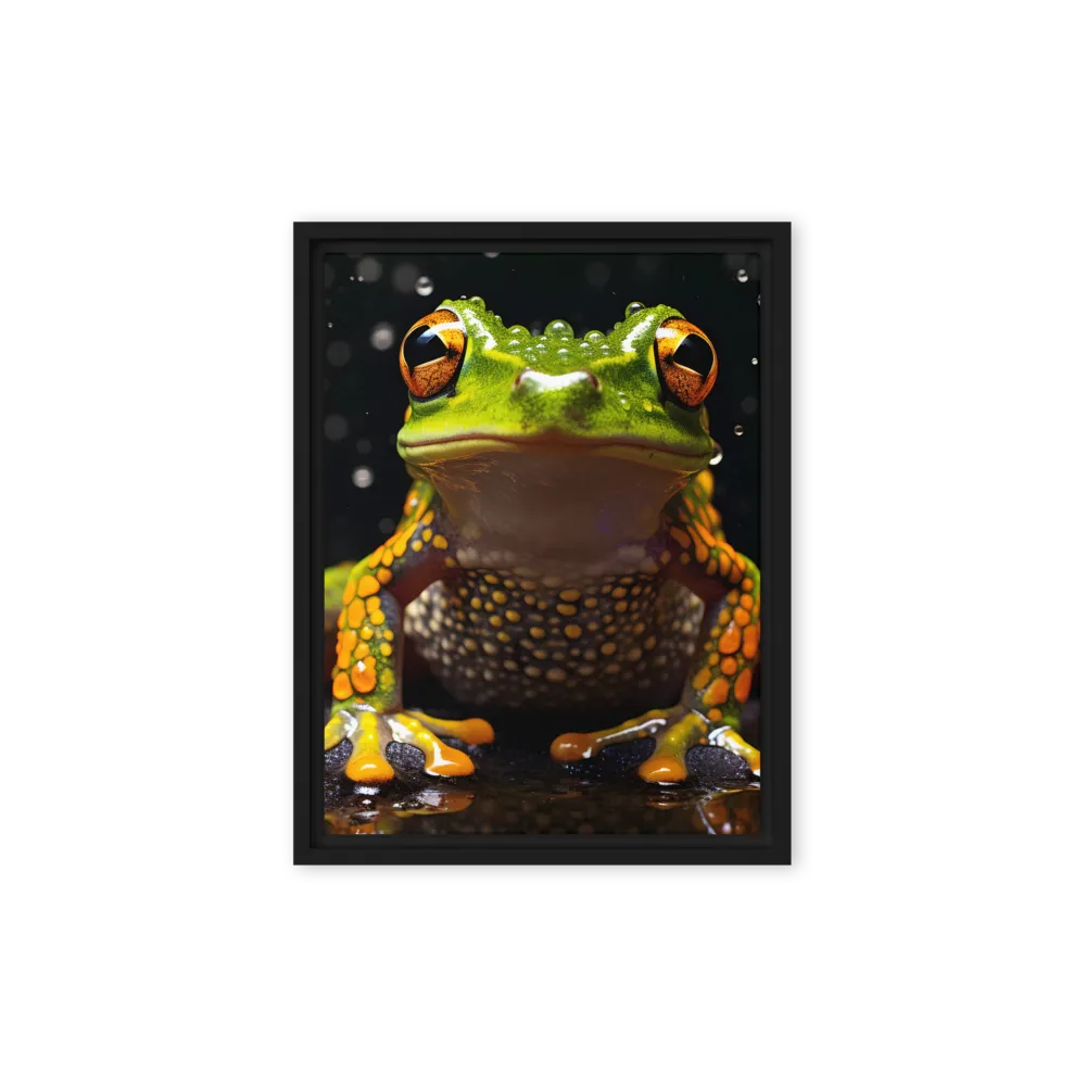 Emerald Elegance: The Frog in Focus