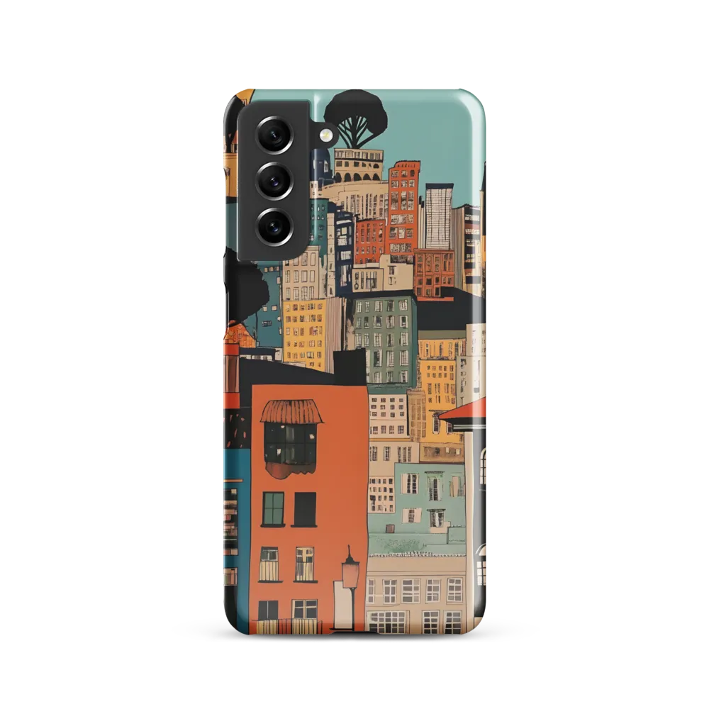 Urban Fusion: A Colorful Cityscape