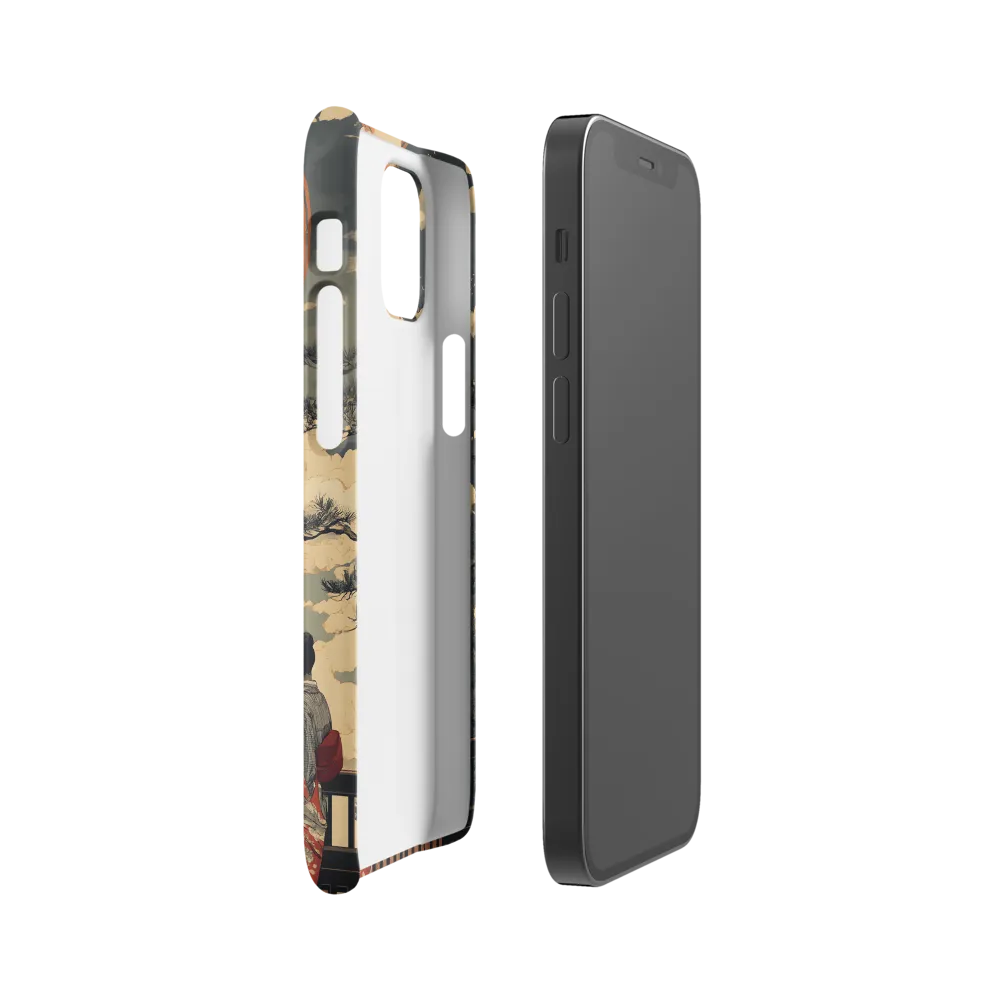 Under the Embrace of the Moon | Phone Case |  12 Mini | Snap Case | Matte