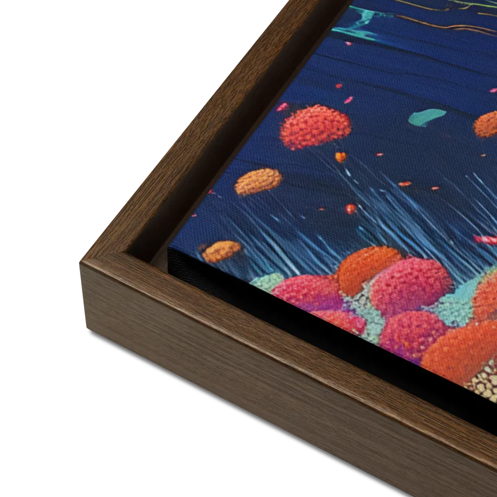 Whispers of Freedom | Canvas with Brown Frame | 24″×36″
