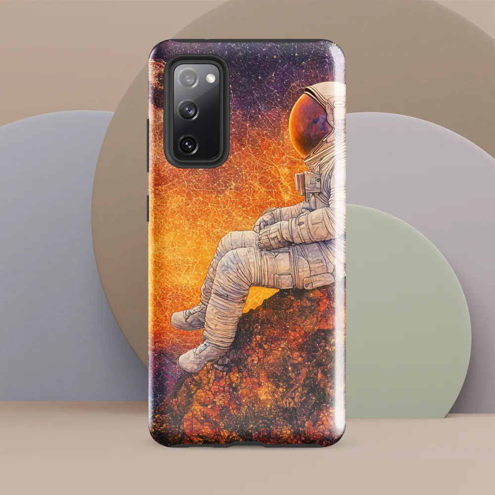 Cosmic Contemplation | Phone Case |  S20 FE | Tough Case | Glossy