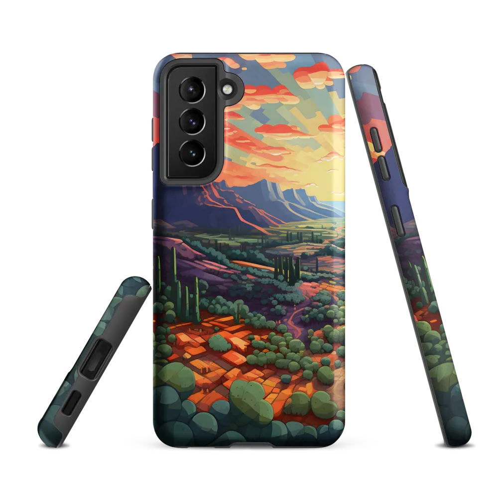 Desert Serenity at Dusk | Phone Case |  S21 FE | Tough Case | Matte