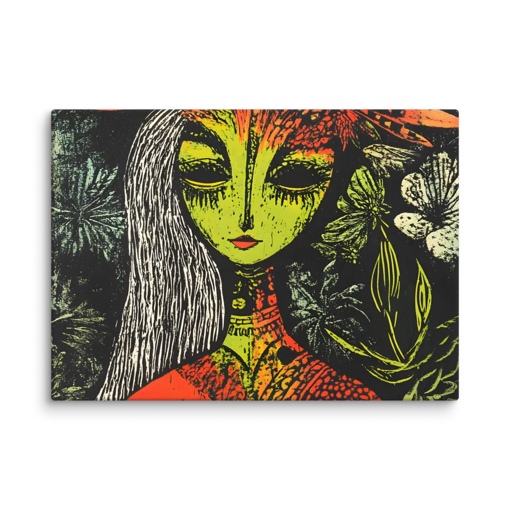 Mystical Flora: A Surreal Portrait