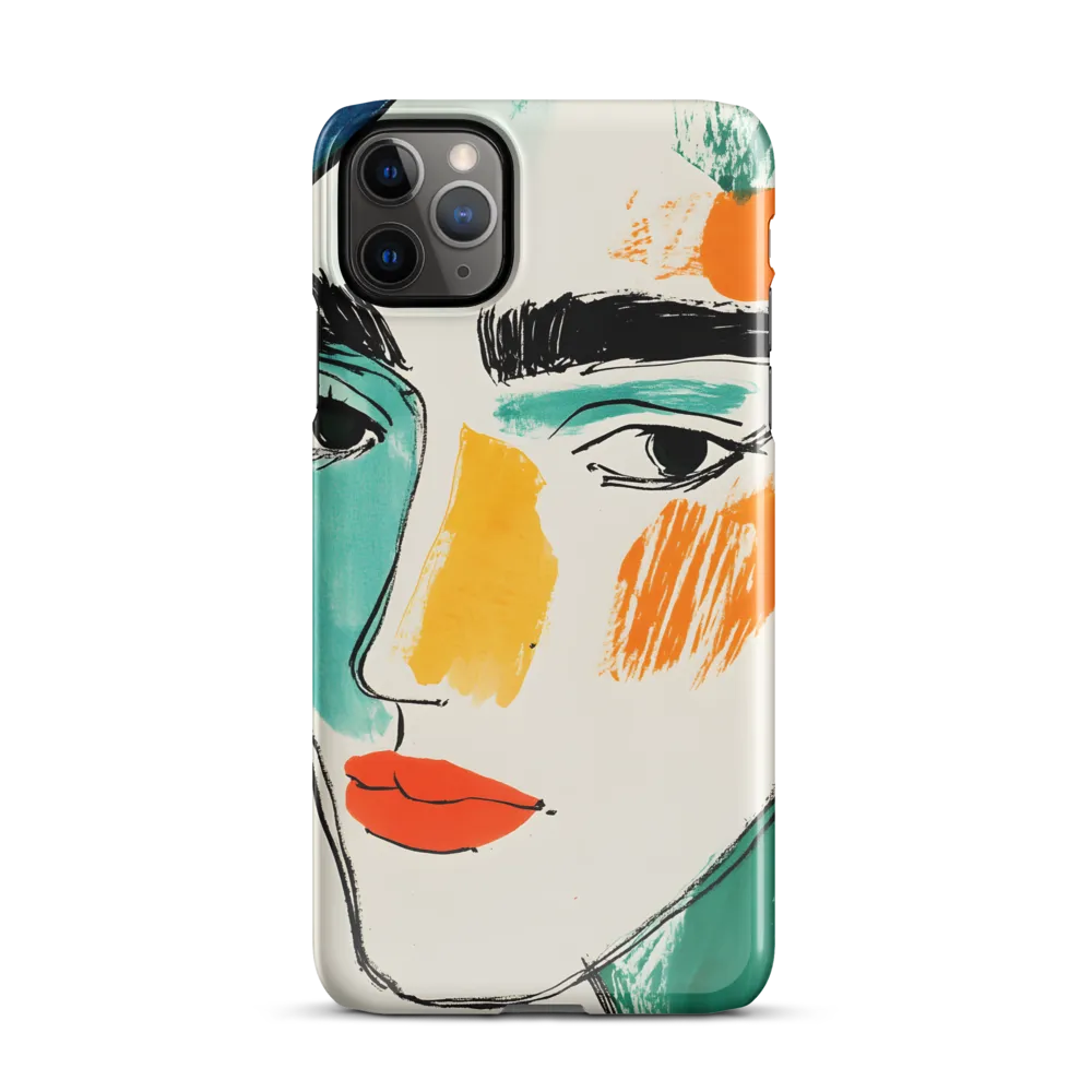 Contemporary Line Portrait | Phone Case |  11 Pro Max | Snap Case | Glossy