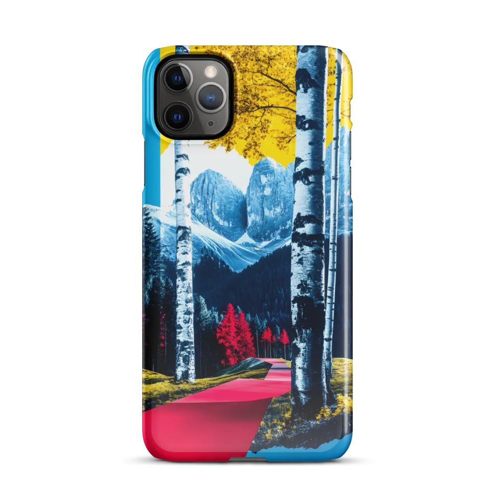 Vibrant Pathways in a Surreal Landscape | Phone Case |  11 Pro Max | Snap Case | Glossy