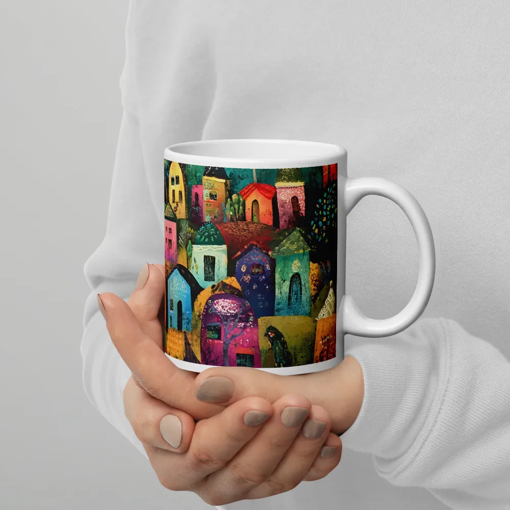 Whimsical Village Harmony | Mugs | Multiple Sizes & Colors