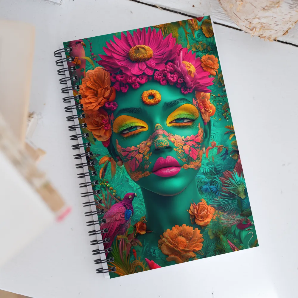 Floral Serenity | Spiral Notebook