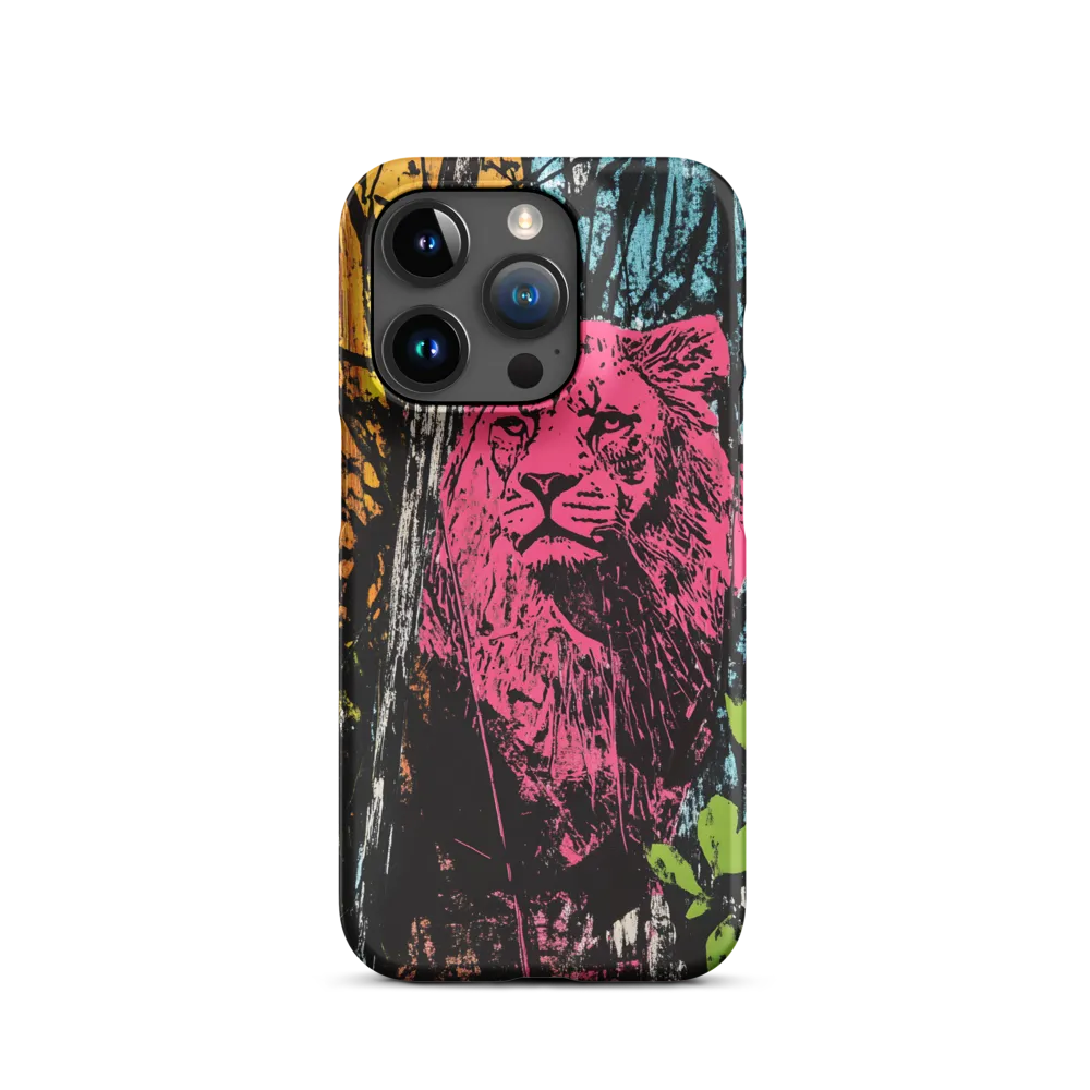 Fierce Vibrance: The Pink Lion