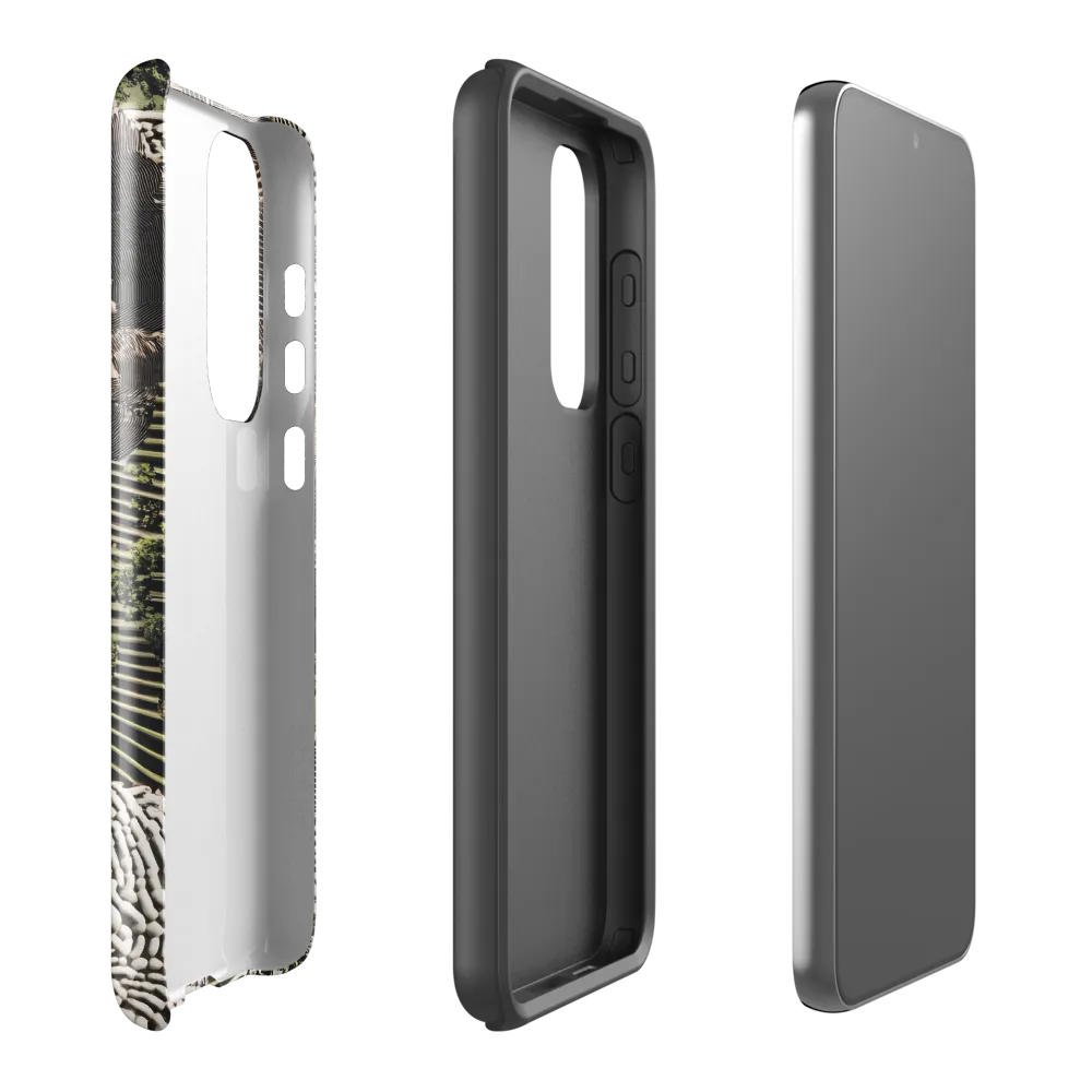 Ethereal Blend of Nature and Humanity | Phone Case |  S23 Plus | Tough Case | Glossy