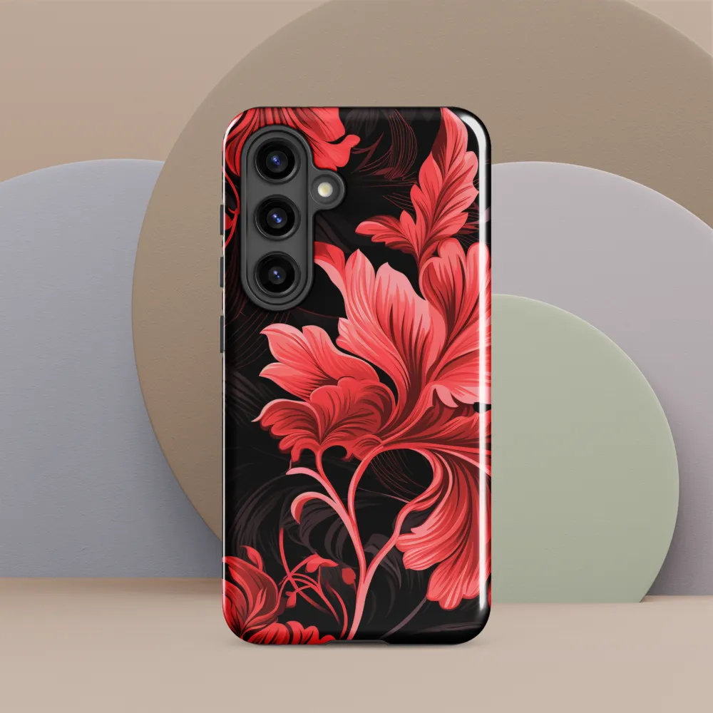 Tropical Elegance in Red