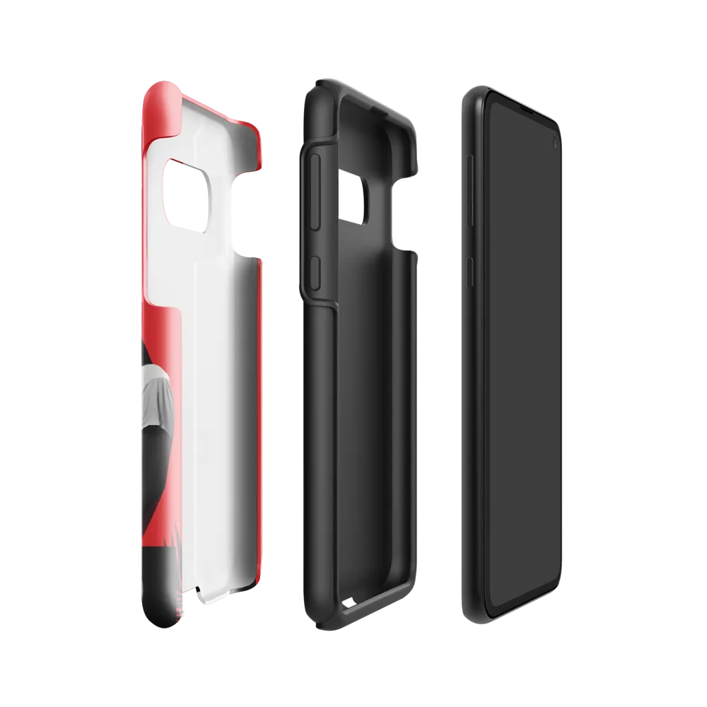 Contemplation in Red | Phone Case |  S10e | Tough Case | Glossy