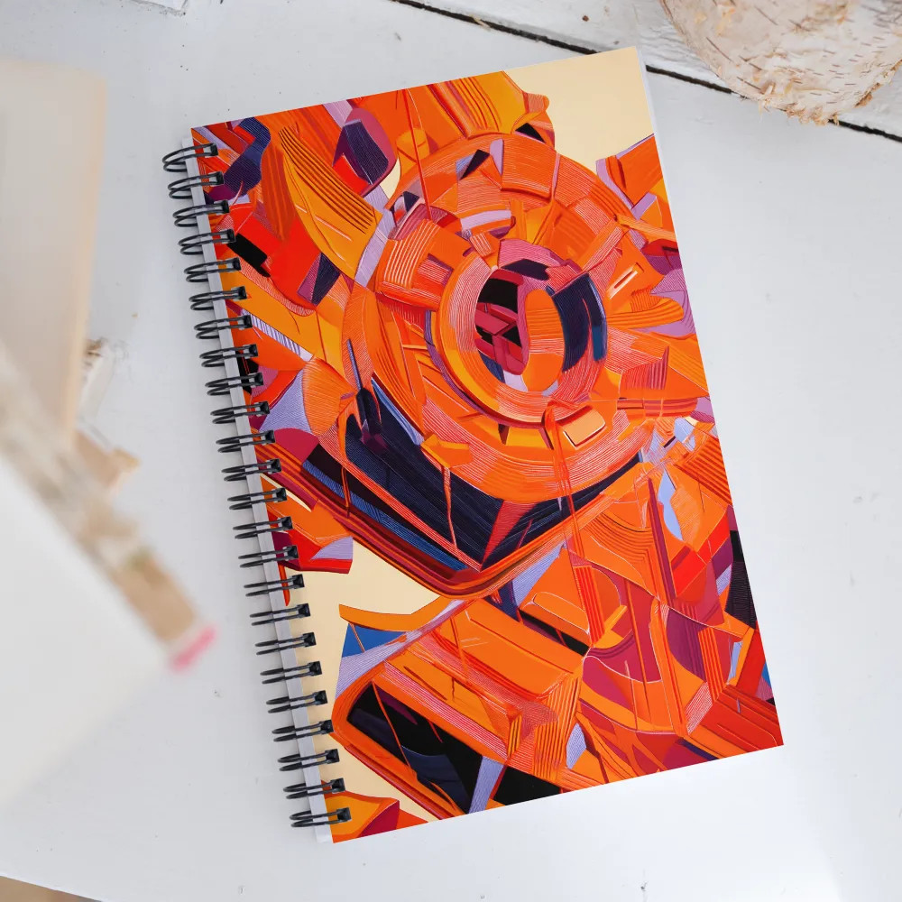 Vibrant Geometry | Spiral Notebook