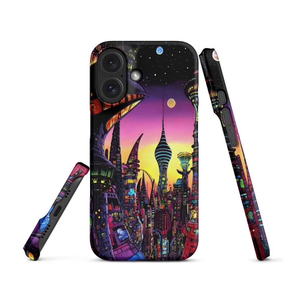 Futuristic Cityscape at Dusk