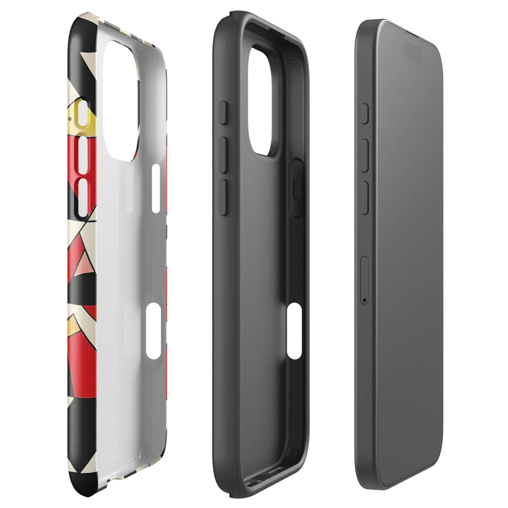 Dynamic Geometric Harmony | Phone Case |  16 Pro Max | Tough Case | Glossy