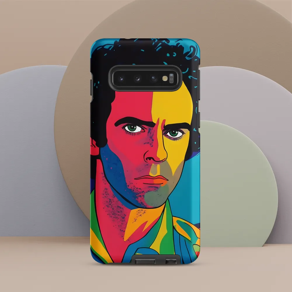 Electric Visage: A Portrait of Vibrance