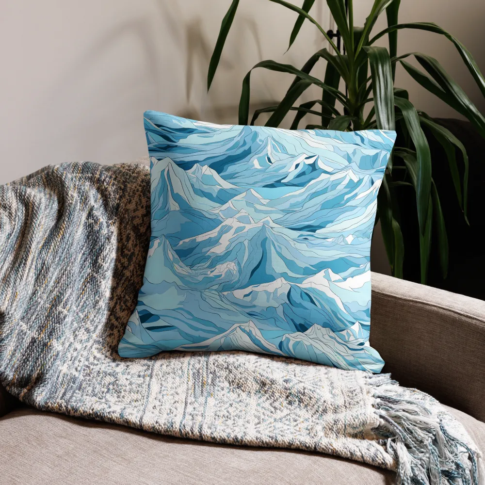 Majestic Peaks of Serenity | Pillow & Pillow Case | Multiple Sizes