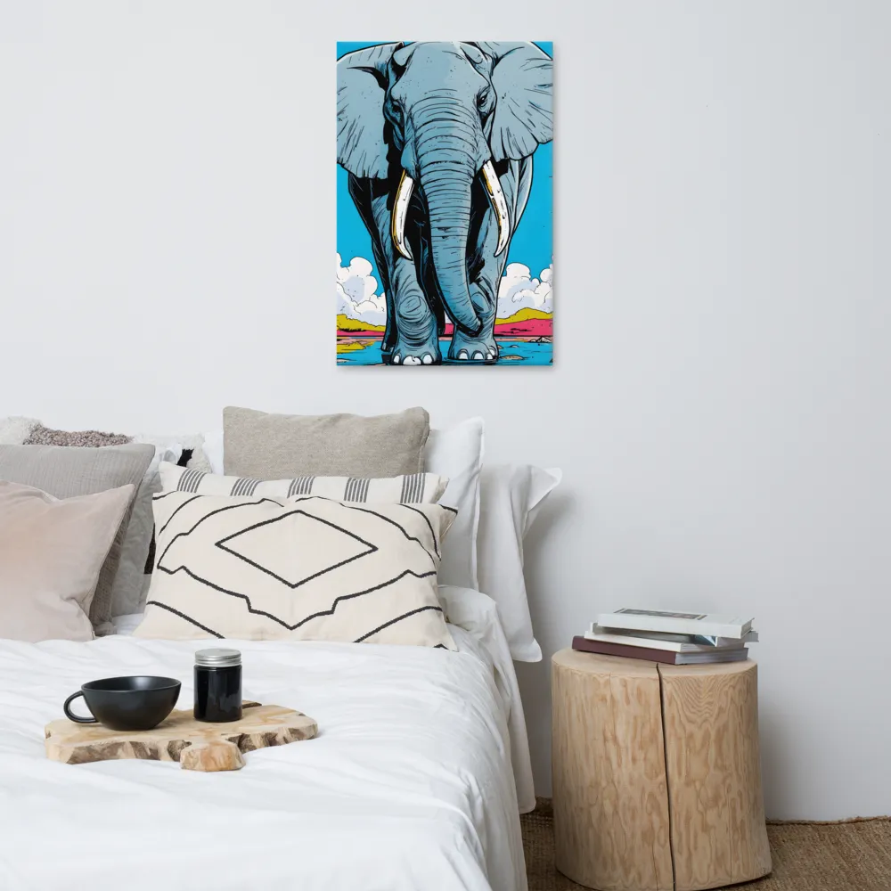 Majestic Presence: The Elephant | Canvas | 24″×36″