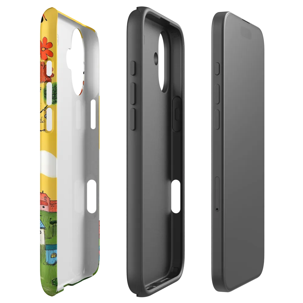 Whimsical Blooms of Life | Phone Case |  16 Plus | Tough Case | Matte