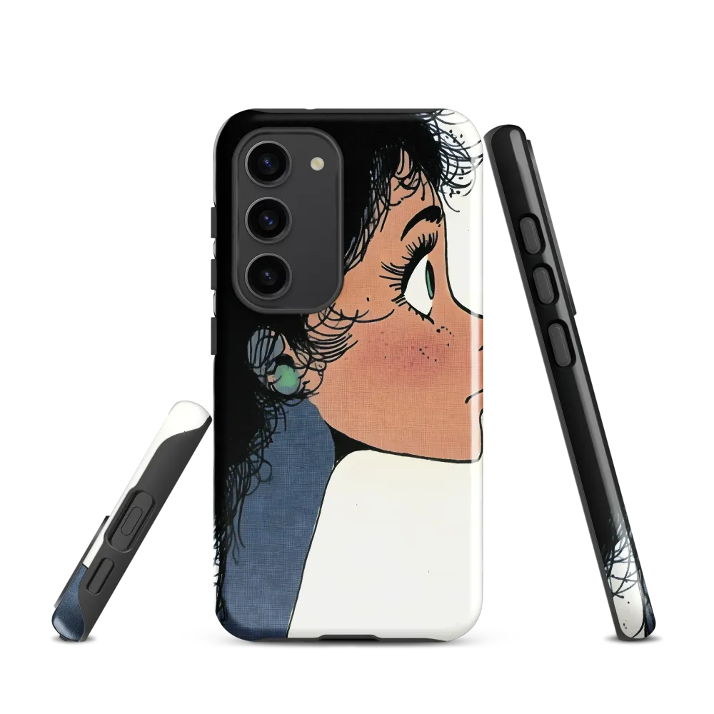 Whispers of Contemplation | Phone Case |  S23 | Tough Case | Glossy