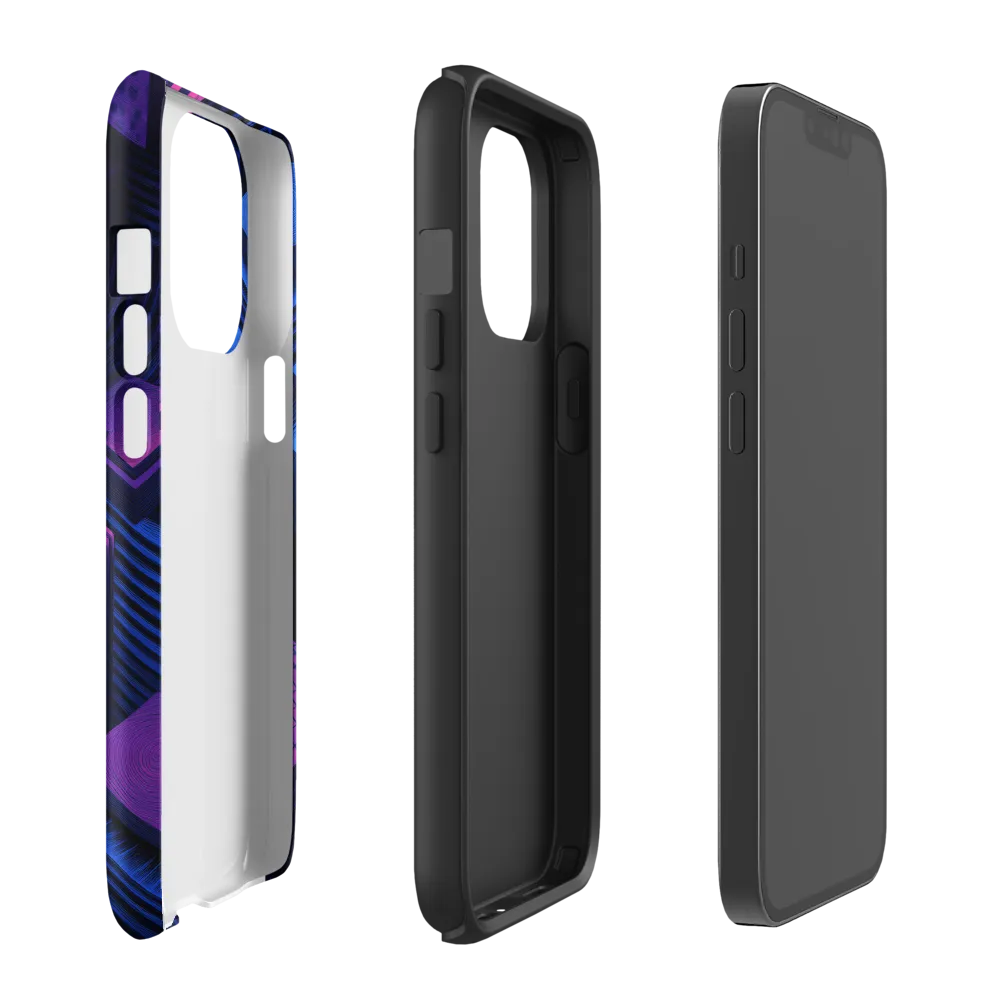 Geometric Dreams in Blue and Purple