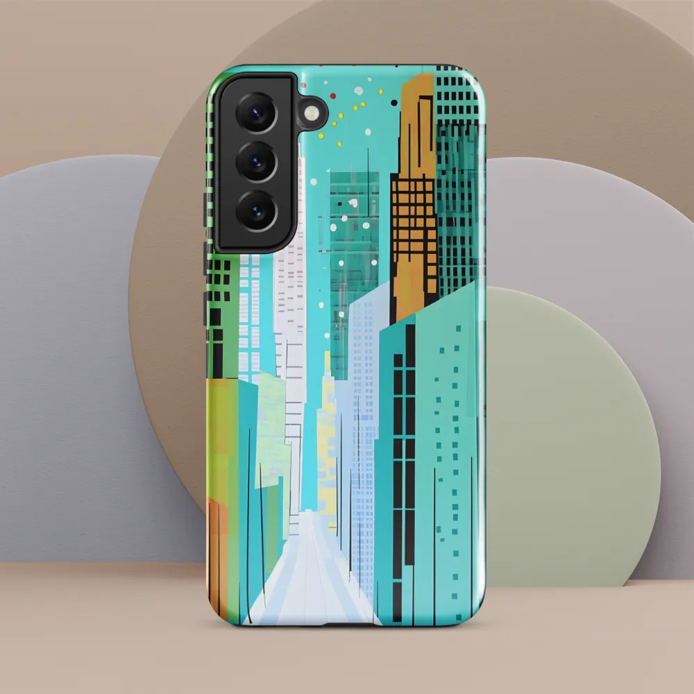 Urban Symphony in Turquoise