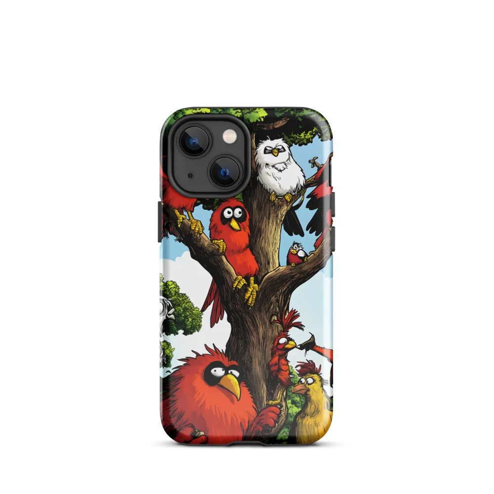 Whimsical Avian Gathering