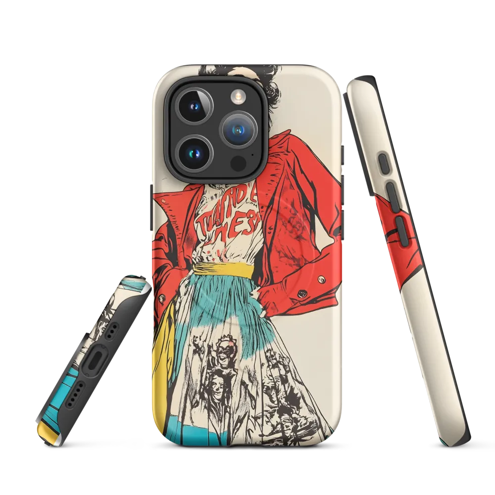 Vibrant Elegance: A Pop Art Fashion Statement