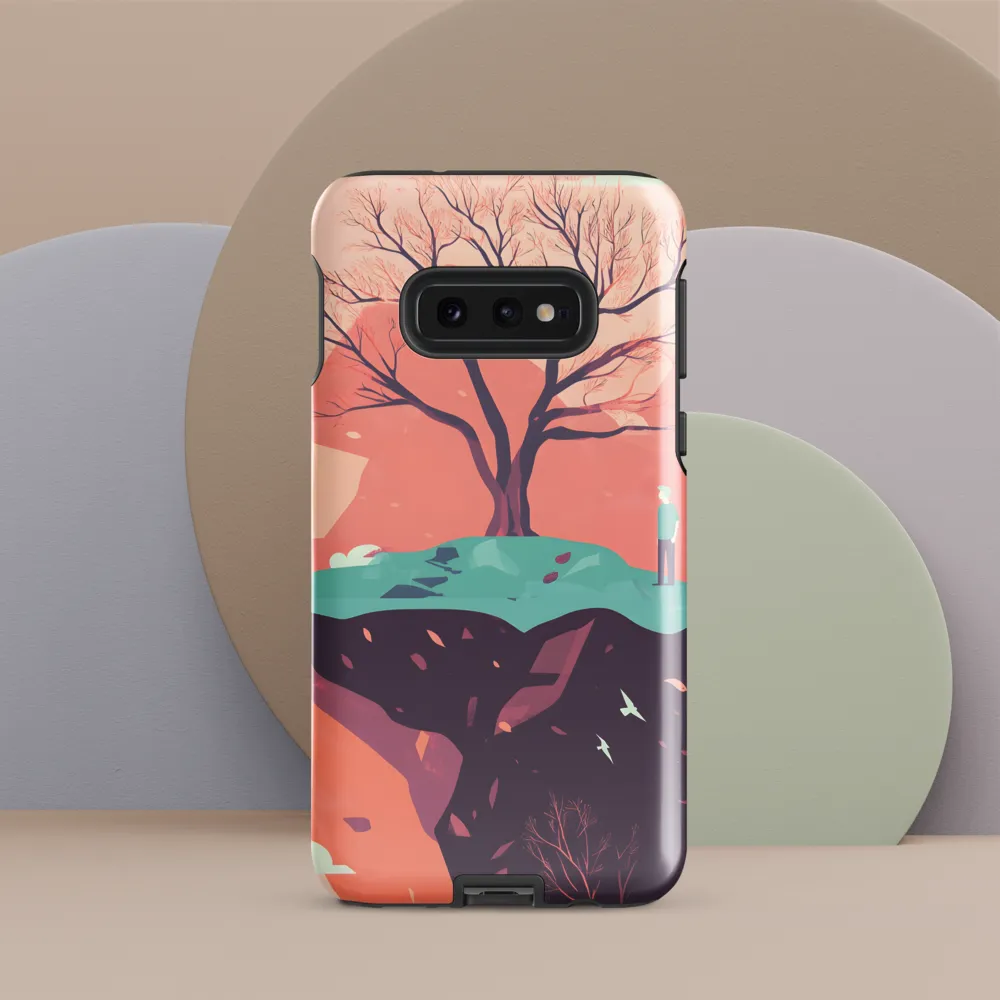 Contemplating Solitude | Phone Case |  S10e | Tough Case | Glossy