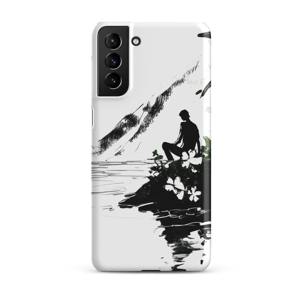 Contemplation by the Water | Phone Case |  S21 Plus | Snap Case | Matte