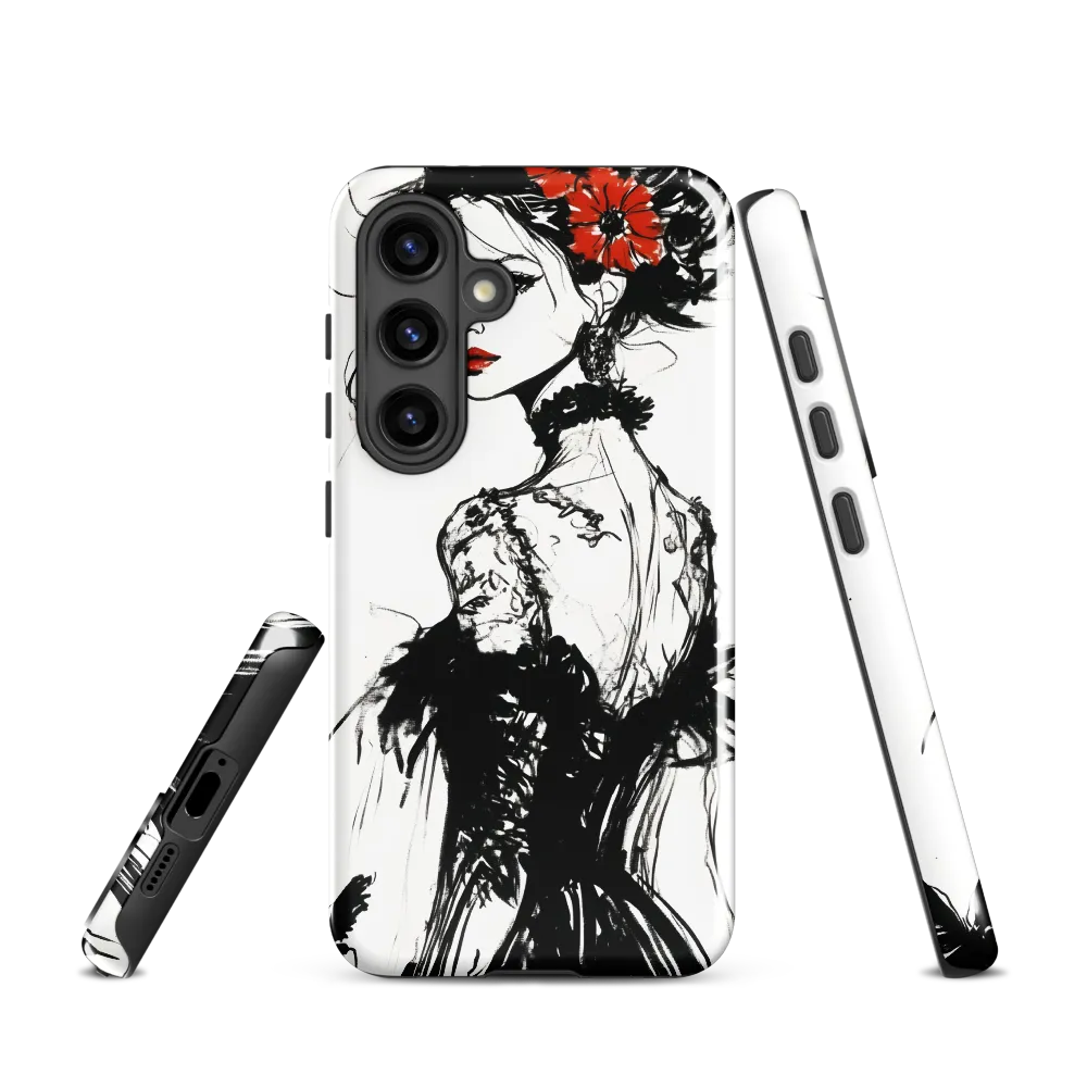 Elegance in Black and Red