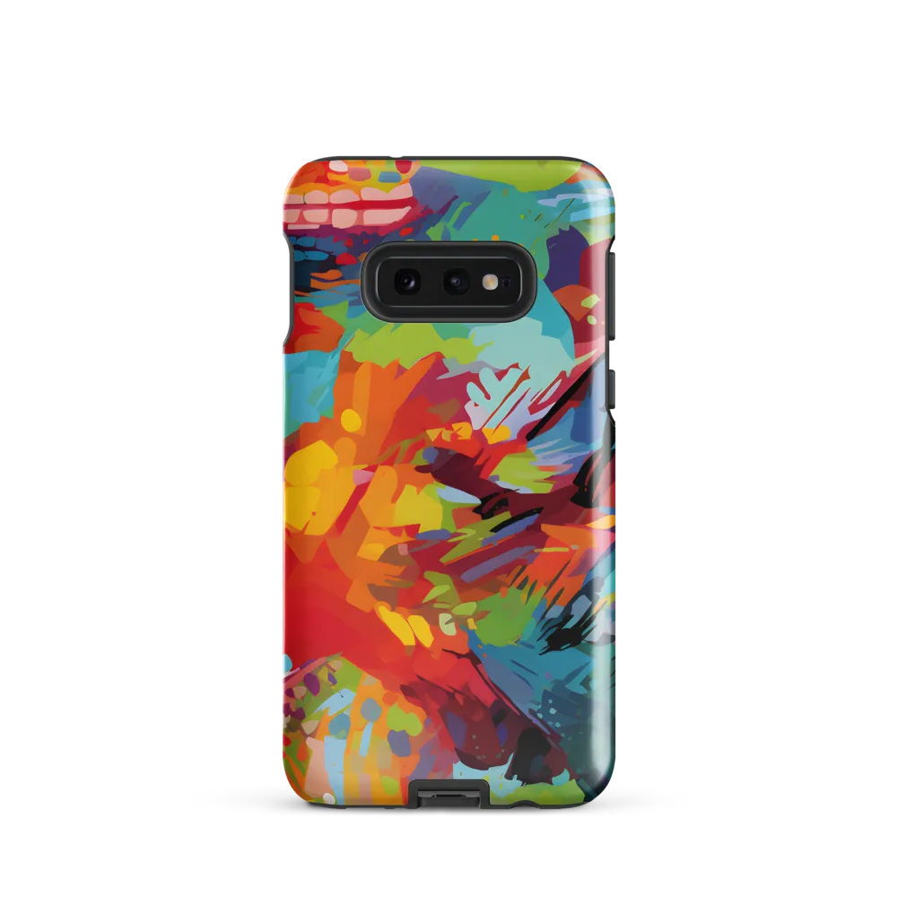 Colorful Lizard: An Abstract Adventure | Phone Case |  S10e | Tough Case | Glossy
