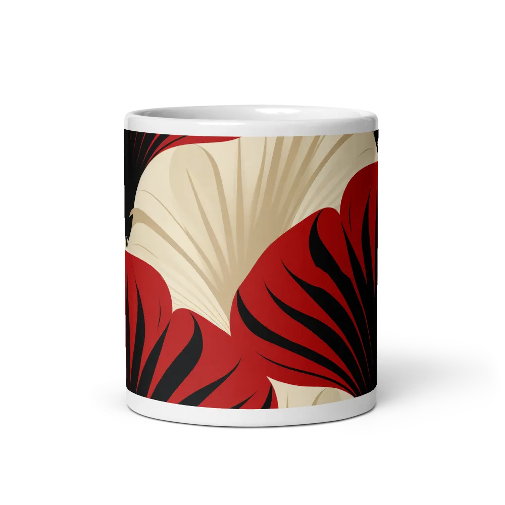 Elegance in Bloom: An Art Deco Floral Reverie | Mugs | Multiple Sizes & Colors