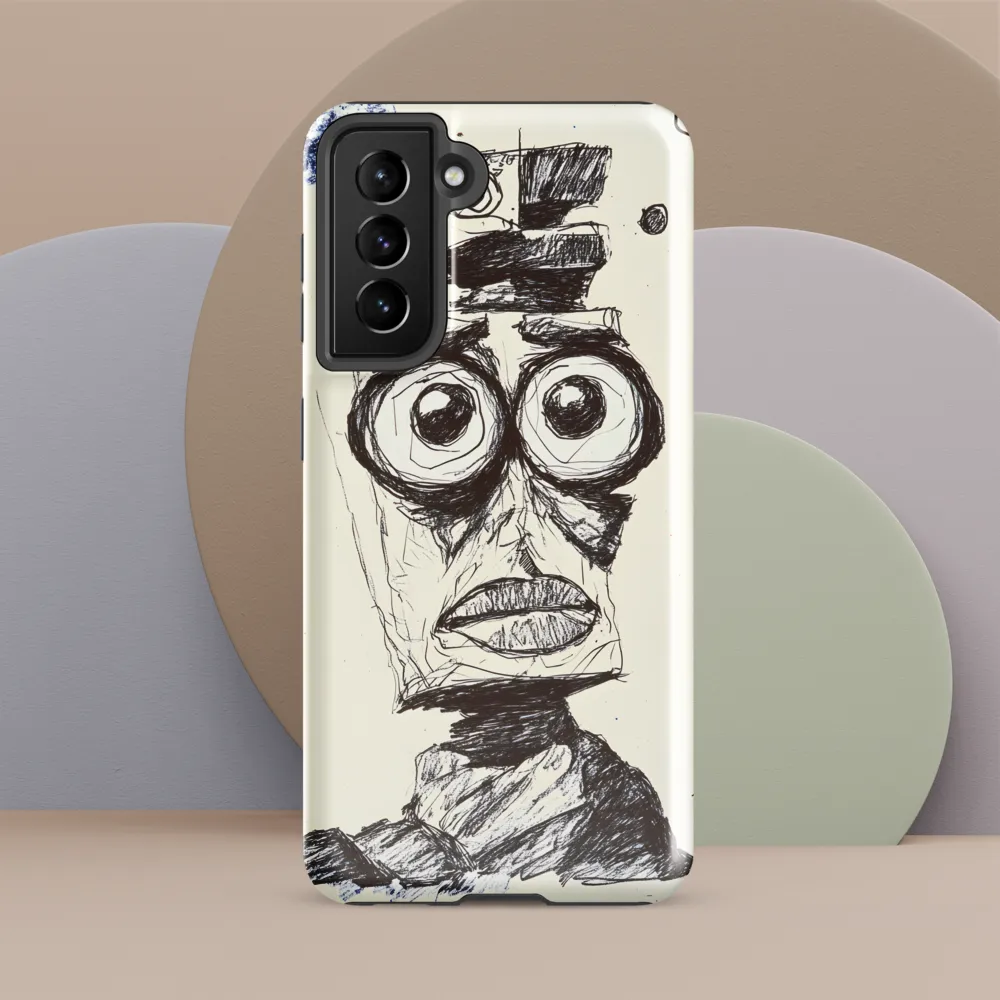 Abstract Surrealist Figure in Cubism