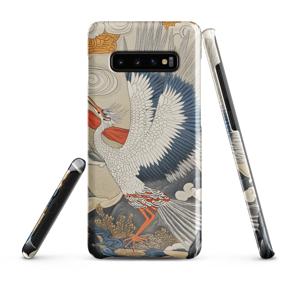 Ascendancy of the Crane | Phone Case |  S10 Plus | Snap Case | Glossy