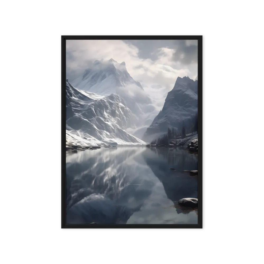 Echoes of Tranquility | Canvas with Black Frame | 20″×28″