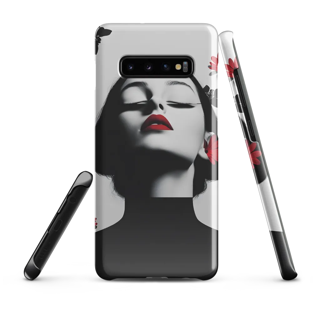 Serenity in Contrast | Phone Case |  S10 Plus | Snap Case | Glossy