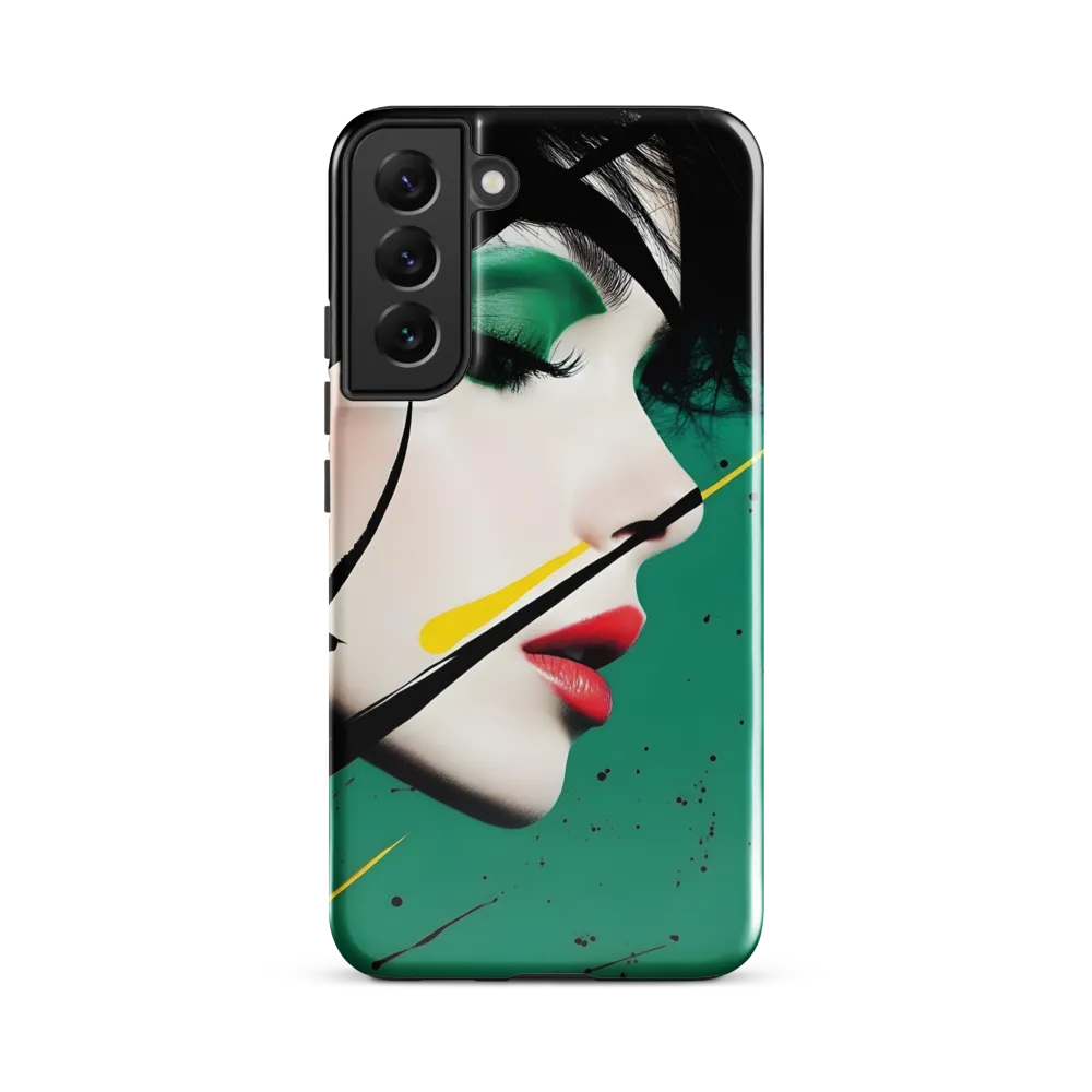 Emerald Profile with Ink and Yellow Accent