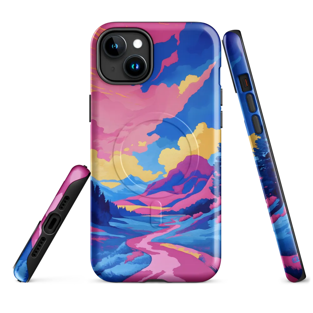 Dreamscape: The Serene River | Phone Case |  15 Plus | MagSafe® Tough Case | Glossy