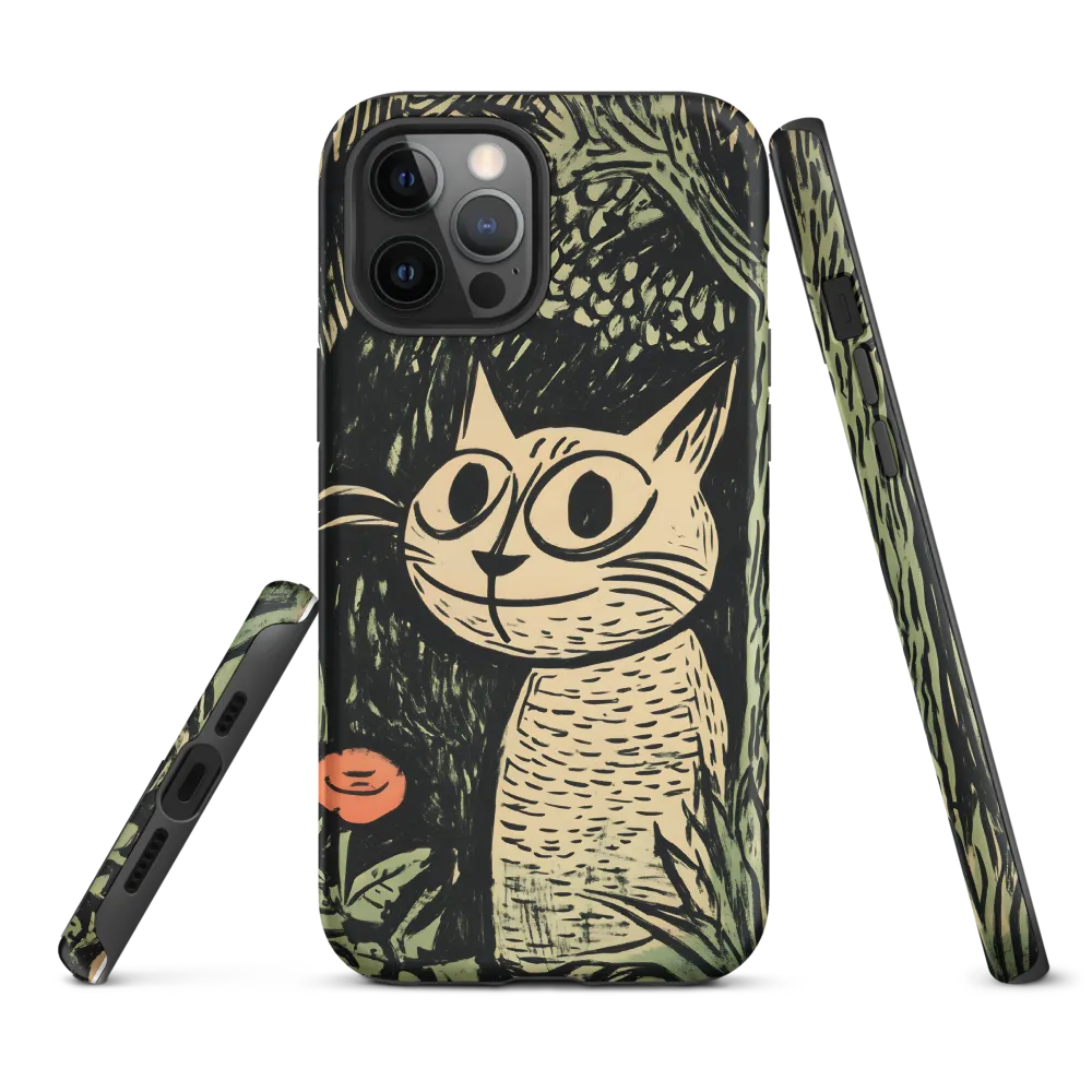 Whimsical Cat in the Forest