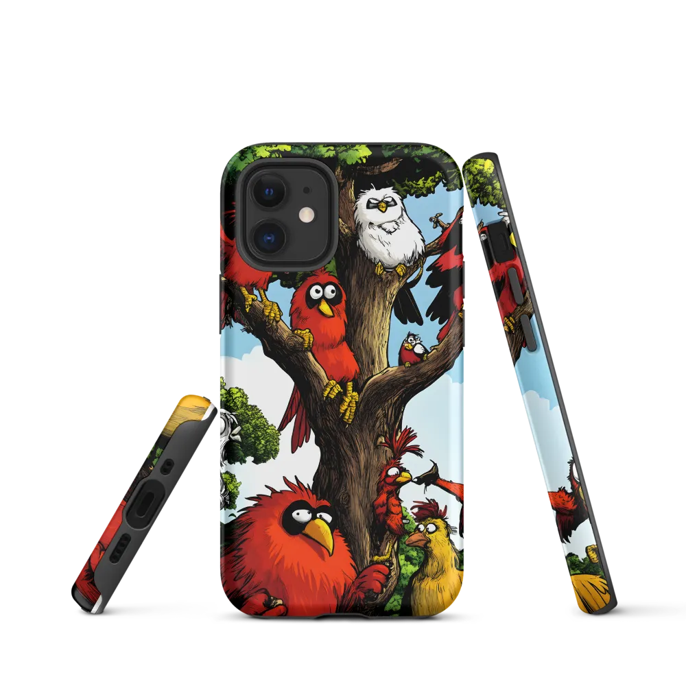 Whimsical Avian Gathering