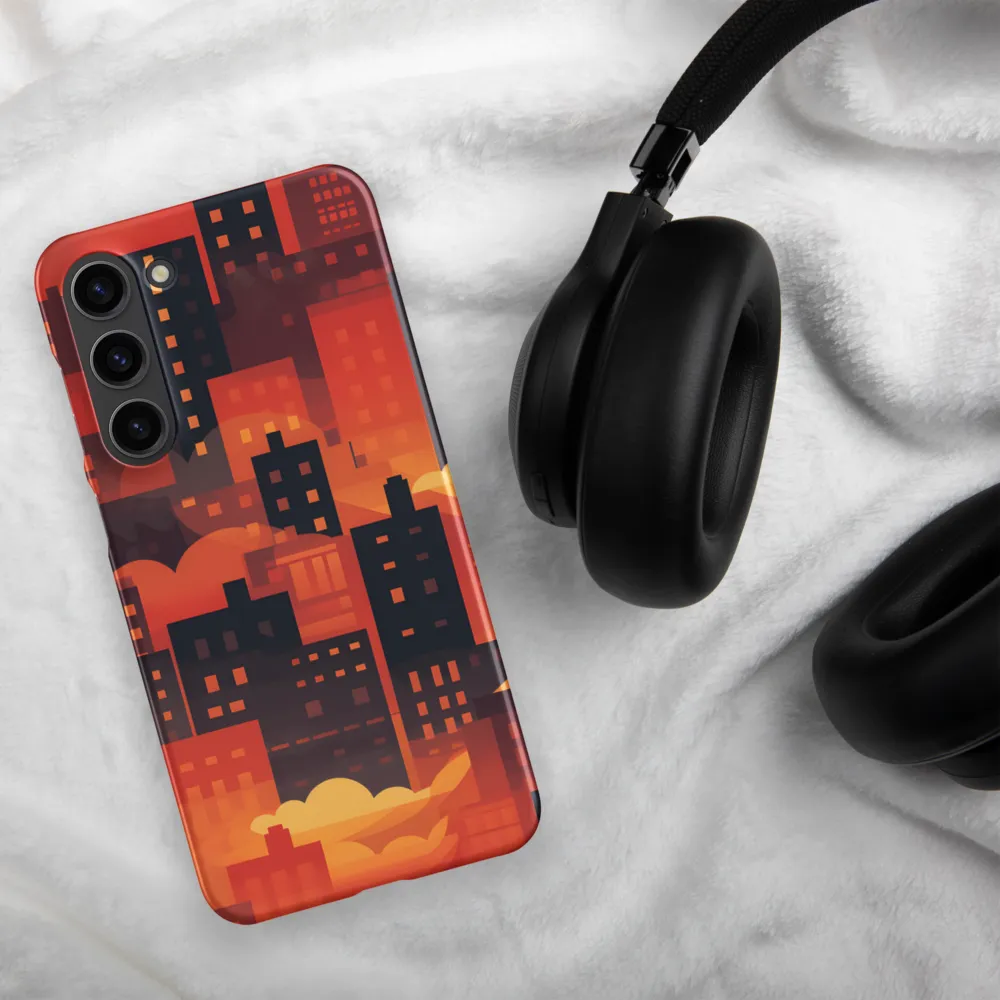 Radiance of the Urban Horizon | Phone Case |  S23 Plus | Snap Case | Matte