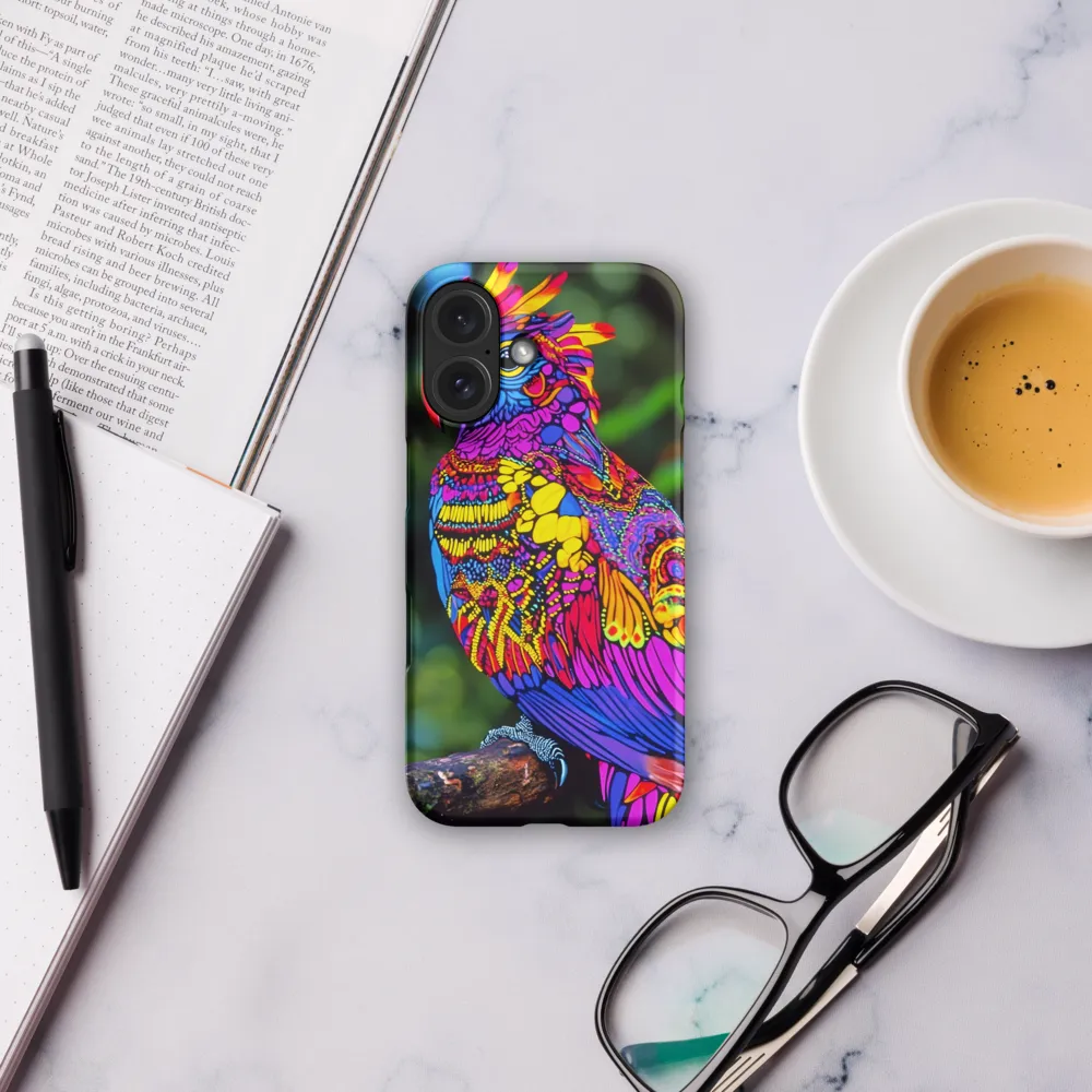 Vibrant Psychedelic Parrot