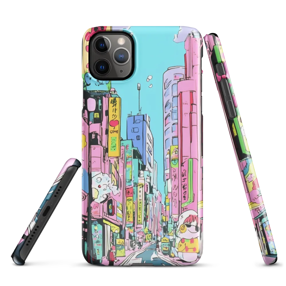 Whimsical Cityscape | Phone Case |  11 Pro Max | Snap Case | Glossy