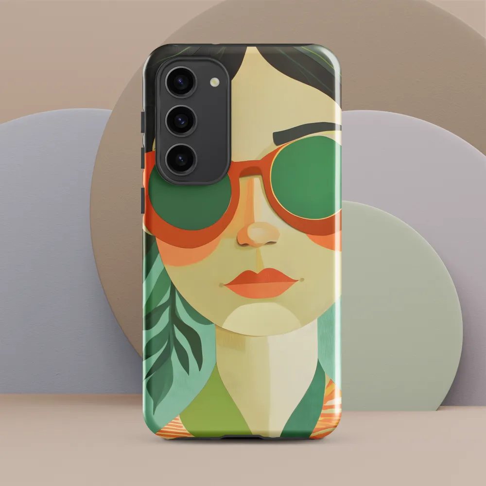 Bold Serenity: A Modern Portrait