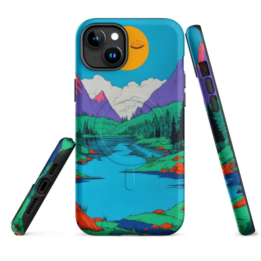 Whimsical Serenity in Vibrant Colors