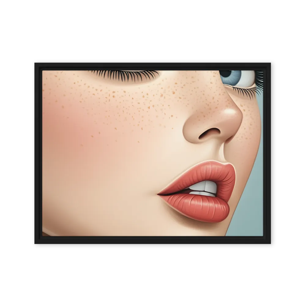 Intriguing Elegance | Canvas with Black Frame | 18″×24″