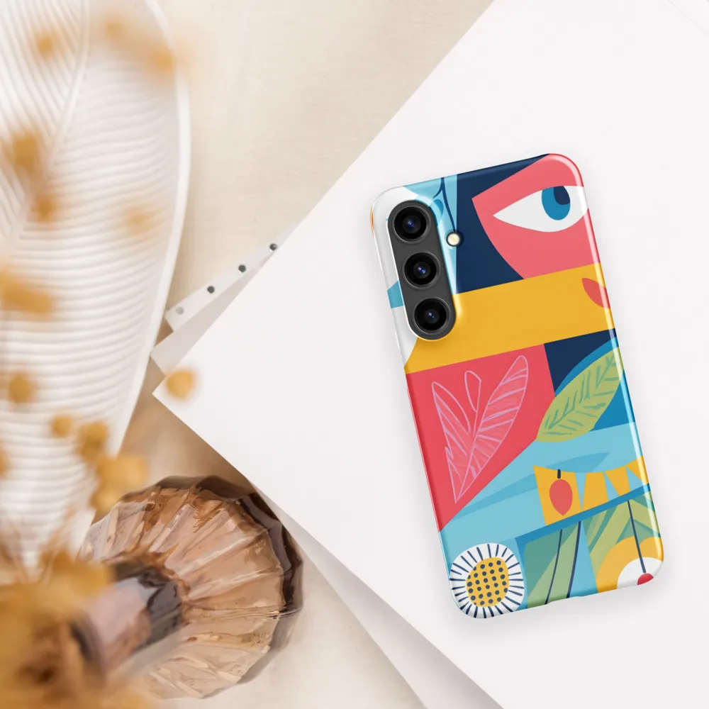 Vibrant Geometric Visage